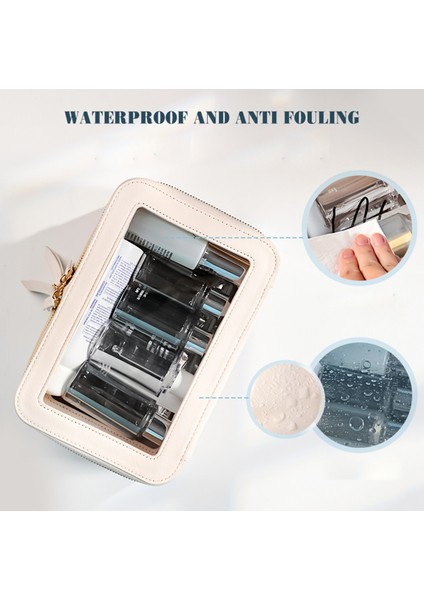 Transparent Kadınlar Için Suya Dalı Büyük Kapasiteli Tuvalet Çantası (Yurt Dışından) modelleri