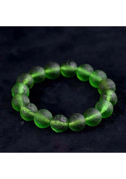 Sarı 8mm Enerji Bilezikleri Şans Takı Yeşil Peridot Kadın Erkek Çek Cumhuriyeti Moldav Taşları Esnek Buddha Bilezik Kadınlar Için Takı (Yurt Dışından) fiyatları