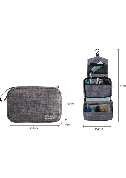 Asma Kancalı Büyük Kapasiteli Taşınabilir Tuvalet Malzemesi Çantası (Yurt Dışından) modelleri