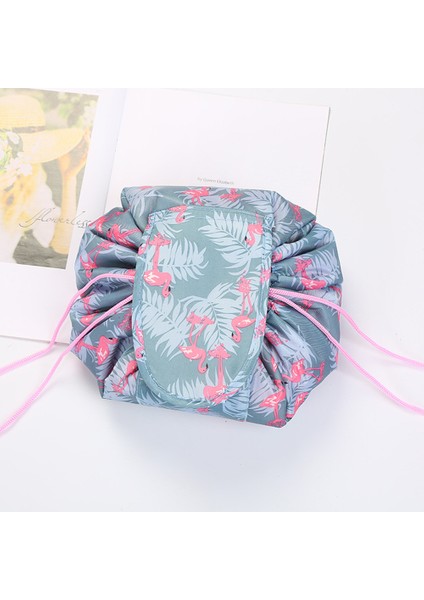 Çiçekli Çanta Tasma ile Kapatılabilen Düz Açılı Seyahat Makyaj Çantası (Yurt Dışından) modelleri