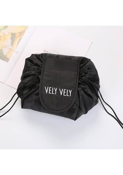 Çiçekli Çanta Tasma ile Kapatılabilen Düz Açılı Seyahat Makyaj Çantası (Yurt Dışından) fırsatları