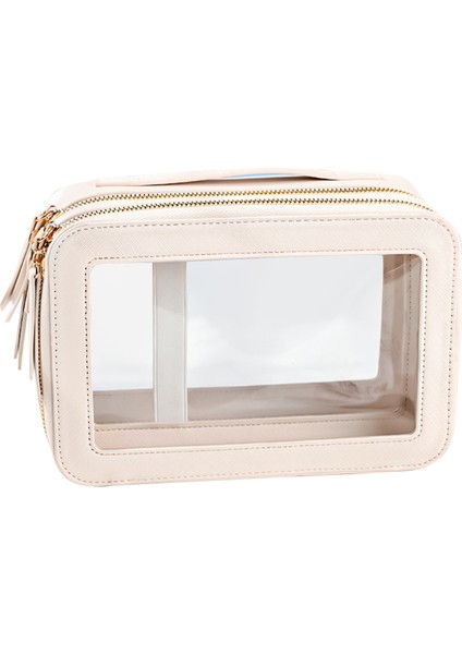 Kadınlar Için Şeffaf Su Geçirmez Büyük Kapasiteli Tuvalet Çantası (Yurt Dışından)