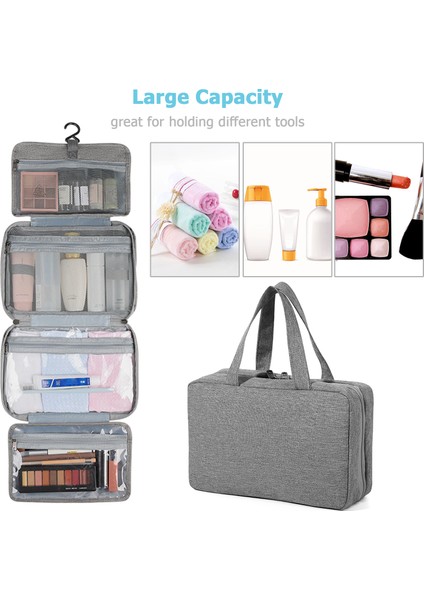 Taşınabilir Seyahat Makyaj Çantası Su Geçirmez Depolama (Yurt Dışından) modelleri