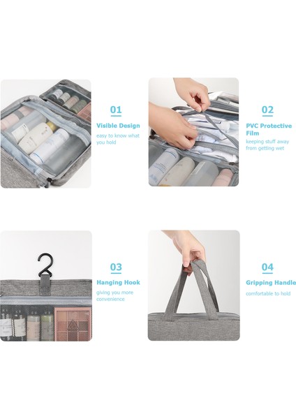 Taşınabilir Seyahat Makyaj Çantası Su Geçirmez Depolama (Yurt Dışından) indirimleri