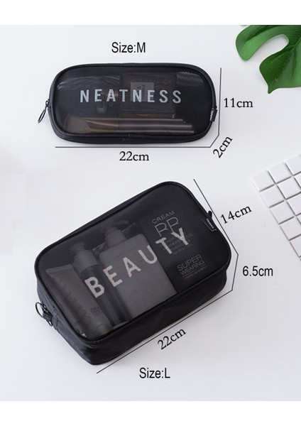 Moda Kadın Kozmetik Çanta Seti Seyahat Düzenleyicisi (Büyük Boy) (Yurt Dışından) fiyatları