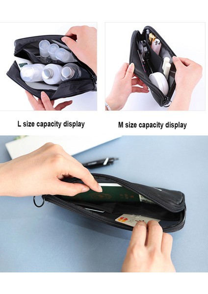 Moda Kadın Kozmetik Çanta Seti Seyahat Düzenleyicisi (Büyük Boy) (Yurt Dışından) indirimleri