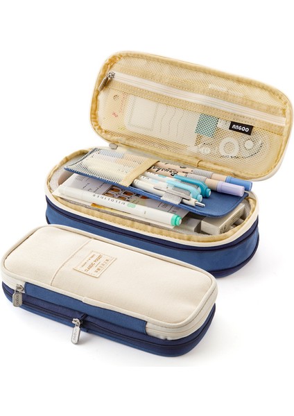 Macaron Geri Çekilebilir Defterlik Mavi Çok Fonksiyonlu (Yurt Dışından)