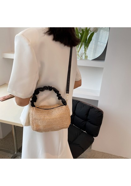 Kadınlar Için Yazlık Taze Krem Renkli Küçük Telaş Torbası (Yurt Dışından) modelleri