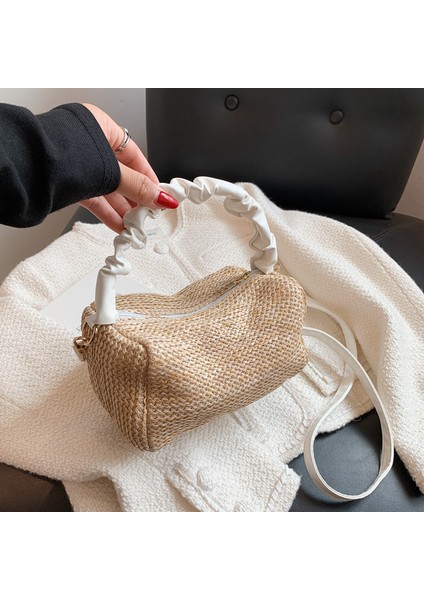 Kadınlar Için Yazlık Taze Krem Renkli Küçük Telaş Torbası (Yurt Dışından) indirimleri