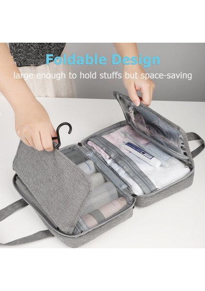 Taşınabilir Seyahat Makyaj Çantası Suya Dalı Depolama (Yurt Dışından) fırsatları