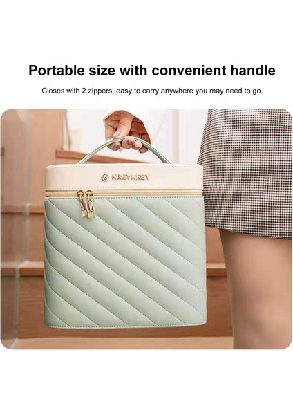 Büyük Taşınabilir Seyahat Makyaj Kutusu (Yurt Dışından) indirimleri