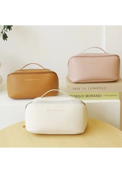 2022 Yeni Kadınlar Için Pembe Büyük Kapasiteli Kozmetik Çantası (Yurt Dışından) fiyatları