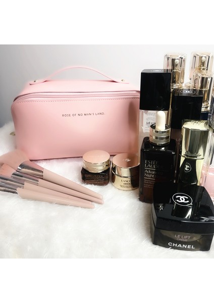 2022 Yeni Kadınlar Için Pembe Büyük Kapasiteli Kozmetik Çantası (Yurt Dışından) indirimleri