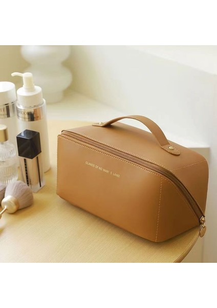 2022 Kadın Beyaz Kozmetik Çantası Büyük Kapasiteli (Yurt Dışından) modelleri