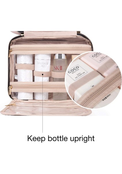 Spottlı Kozmetik Yı Çantası Siyah Taşınabilir Su Geçirmez (Yurt Dışından) indirimleri