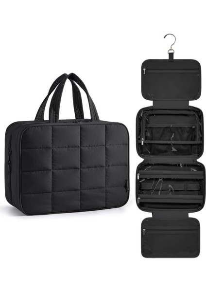 Büyük Kapasiteli Taşınabilir Seyahat Toalet Seti Çantası (Yurt Dışından)