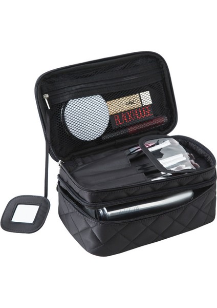 Iki Katlı Pembe Büyük Kozmetik Çantası (Yurt Dışından) fiyatları