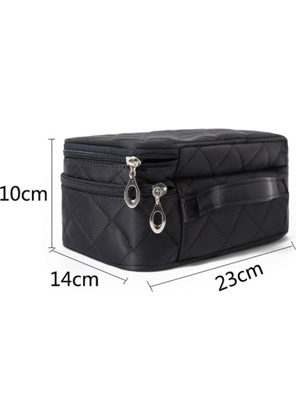 Iki Katlı Pembe Büyük Kozmetik Çantası (Yurt Dışından) modelleri