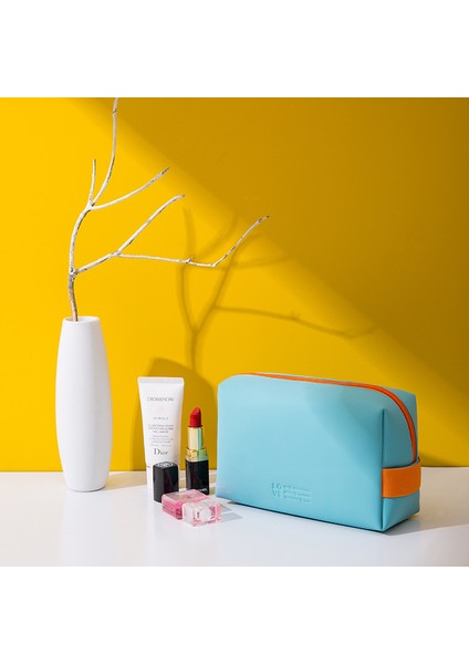 Pu Kozmetik Çantası Kral Mavisi Su Geçirmez Taşınabilir (Yurt Dışından) fırsatları