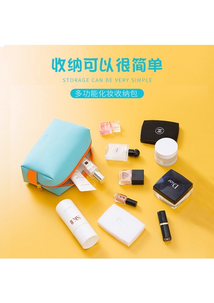 Pu Kozmetik Çantası Kral Mavisi Su Geçirmez Taşınabilir (Yurt Dışından) indirimleri