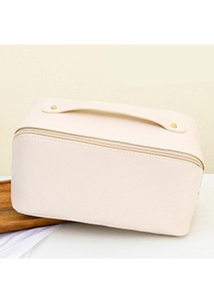 Gelişmiş Hissiyatlı Kozmetik Depolama Çantası 2022 Yeni Tip Çok Fonksiyonlu Suya Dalı Beyaz (Yurt Dışından)