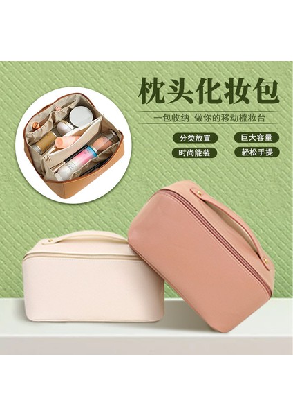 Gelişmiş Hissiyatlı Kozmetik Depolama Çantası 2022 Yeni Tip Çok Fonksiyonlu Suya Dalı Beyaz (Yurt Dışından) fırsatları