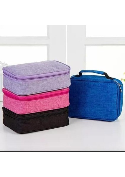 Popüler Çok Katmanlı 72 Renkli Büyük Kapasiteli Ayrılabilir Suyutmaz Kalemlik Mavi (Yurt Dışından) fiyatları