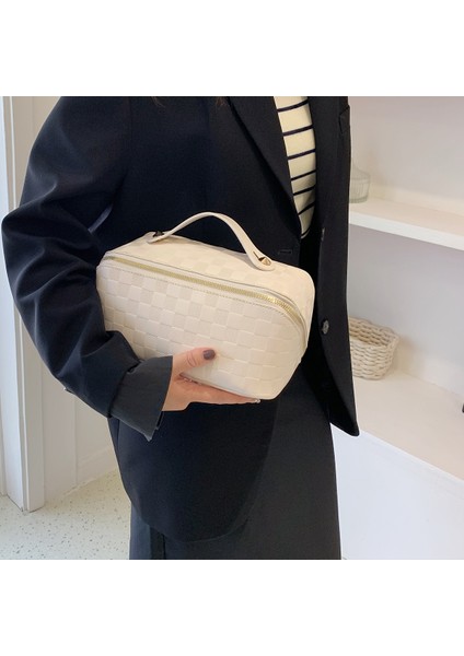 Pu Derli Büyük Kapasiteli Seyahat Makyaj Çantası (Yurt Dışından) modelleri