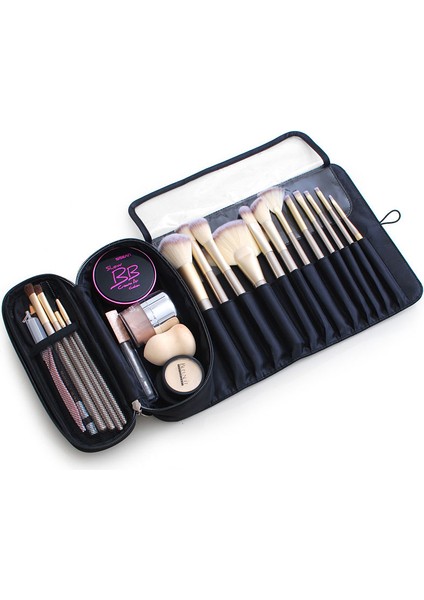 2021 Çok Fonksiyonlu Katlanabilir Siyah Kozmetik Çantası (Yurt Dışından) modelleri