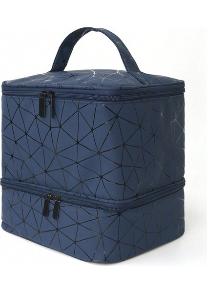 Çift Katlı Nala Alet Çantası Büyük Kapasiteli Taşınabilir (Yurt Dışından)