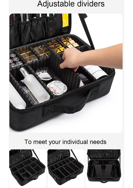 Kapsamlı Makyaj ve Tırnak Malzemesi Taşınabilir Depolama Çantası (Yurt Dışından) modelleri