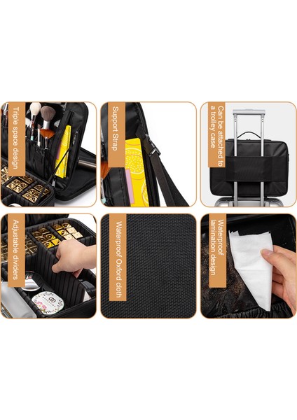 Kapsamlı Makyaj ve Tırnak Malzemesi Taşınabilir Depolama Çantası (Yurt Dışından) fırsatları