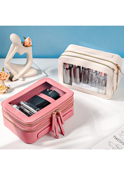 Şeffaf Kadın Tuvalet Çantası Suya Dalı Büyük Kapasiteli (Yurt Dışından) fiyatları