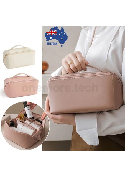 Büyük Kapasiteli Fırça Yuvalı Seyahat Kozmetik Çantası (Yurt Dışından) fiyatları