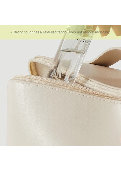 Büyük Kapasiteli Fırça Yuvalı Seyahat Kozmetik Çantası (Yurt Dışından) indirimleri