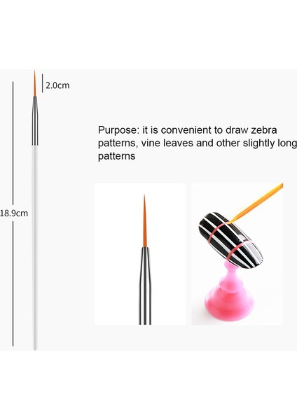 20'li Taşınabilir Cüzdanlı Tırnak Sanatı Fırçası Seti (Yurt Dışından) indirimleri