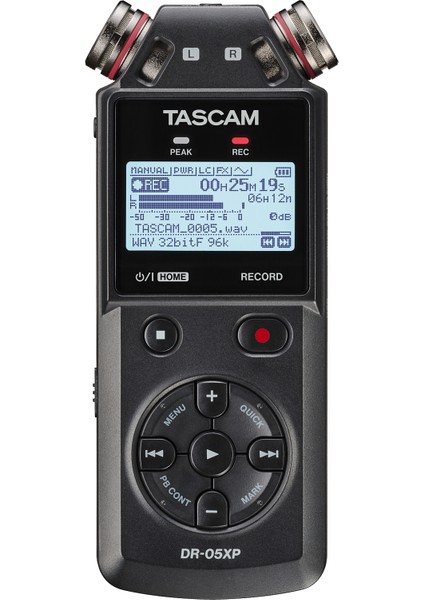 DR-05XP 32-Bit Stereo Ses Kayıt Cihazı ve USB Ses Arabirimi