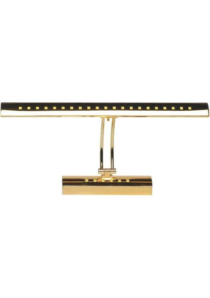 Dünya LED 7 W LED Tablo Duvar Aplik - Beyaz Işık (6500K) - Altın - 40 cm - HS604-B