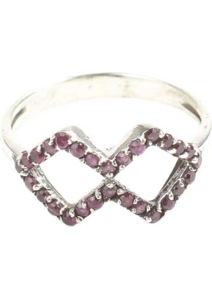 925 Ayar Gümüş Çift Dörtgen Tasarım Yüzük modelleri