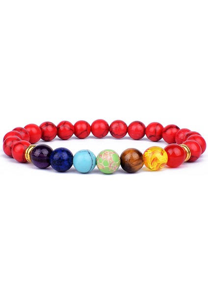 XL-23CM Tarzı No.29 Beden 7 Çakra Taş Bilezik Kadın Doğal Boncuk Şifa Reiki Dua Buddha Boncuk Bilezik Erkek Şans Yoga Meditasyon Takı Hediye (Yurt Dışından)