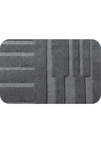 Mojave MJ03 Gri Micro Fiber Polyester Yumuşak Silinebilir Keçeleşmez Leke Tutmaz Dekoratif Halı