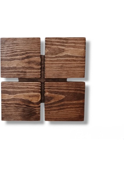 Yansıtma Tasarımlı LED Aplik Doğal Ahşap Kare Rustik Salon Duvar Aplik Kütük Aplik 220 V modelleri