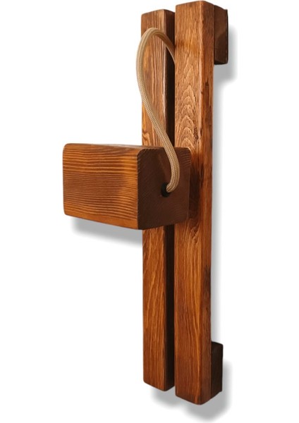 Dönerli Ayarlanabilir LED Aplik Doğal Ahşap Rustik Salon Duvar Aplik Kütük Avize 220 V Ampul Dahil indirimleri