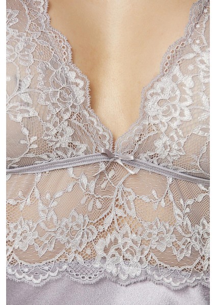 Saten Dantelli Gecelik 905 Royal fiyatları