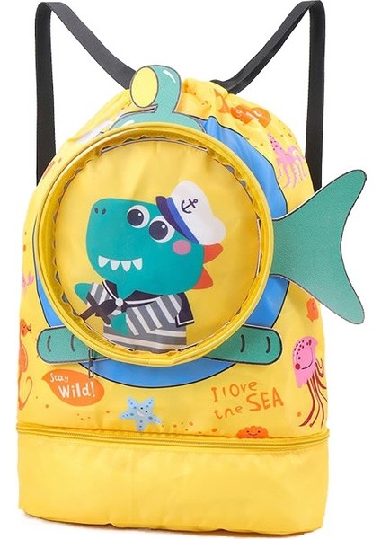 Çocuk Eğlence Çantası Yüzme Saklama Çantası Plaj Sırt Çantası (Yurt Dışından)