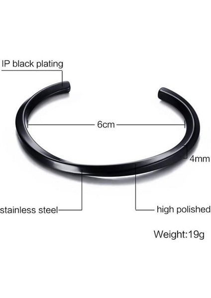 NO.83642 Beden Zorcven Yeni Moda Altın Gümüş Renk Klasik Yüksek Kaliteli Paslanmaz Çelik Punk Bilezik Kadınlar Için (Yurt Dışından) modelleri