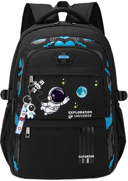 Nasa Astronot Figürlü Su Geçirmez Erkek Okul Sırt Çantası - Mavi (Yurt Dışından)