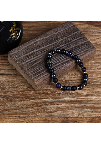 10 mm Tarzı No.20 Boyutu Doğal Kaplan Gözü Obsidyen Hematit Boncuklu Bileklik Erkekler Için Manyetik Sağlık Koruma Kadınlar Ruh Takı Hediye Pulsera Hombre (Yurt Dışından)