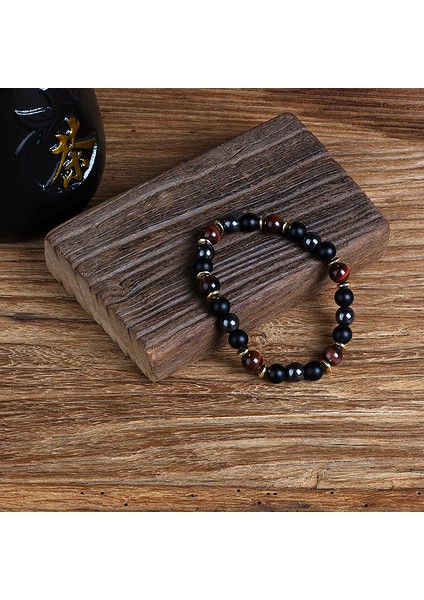 No.31 Tarzı No.21 Boyutu Doğal Kaplan Gözü Obsidyen Hematit Boncuklu Bileklik Erkekler Için Manyetik Sağlık Koruma Kadınlar Ruh Takı Hediye Pulsera Hombre (Yurt Dışından)