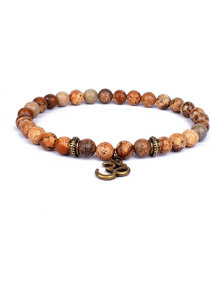 22CM Tarzı No.6 Boyutu Kadınlar Için Vintage Yoga Kolye Bilezikler Dini Buddha Meditasyon Bileziği Erkek Takı Yeni Doğa Taşlı Dua Bileziği (Yurt Dışından) fırsatları